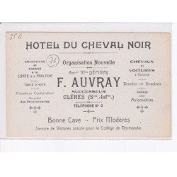 CLERES: hôtel du cheval noir - très bon état