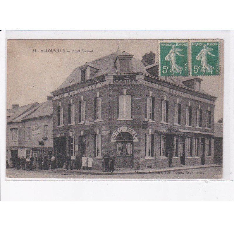 ALLOUVILLE: hôtel berland - très bon état