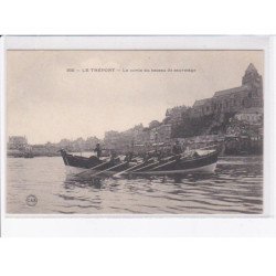 LE TREPORT: la sortie du bateau de sauvetage - très bon état