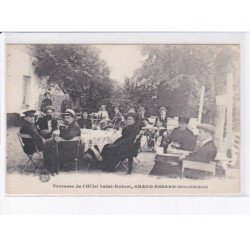 GRAND ESSARD: terrasse de l'hôtel saint-hubert - très bon état