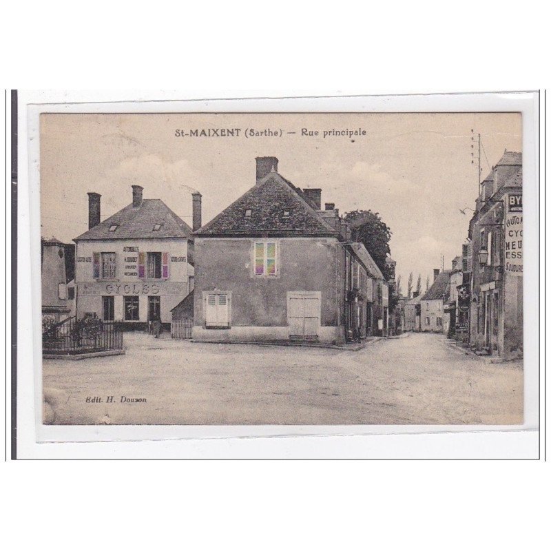 St-MAIXENT : rue principale - tres bon etat