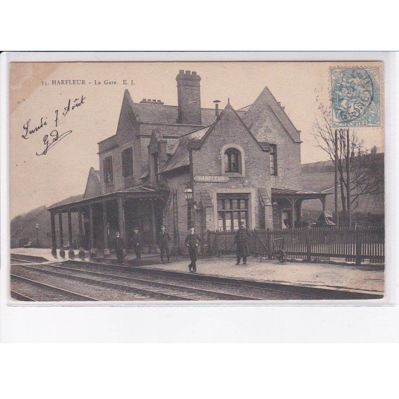 HARFLEUR: la gare - très bon état