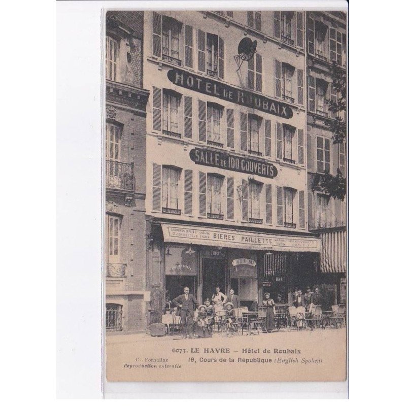 LE HAVRE: hôtel de roubaix - très bon état