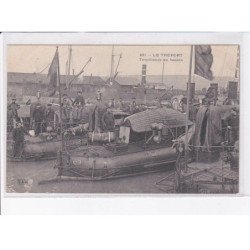 LE TREPORT: torpilleurs au bassin - très bon état