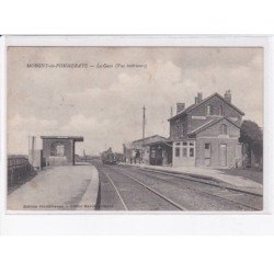 MORGNY-la-POMMERAYE: la gare, vue intérieure - très bon état
