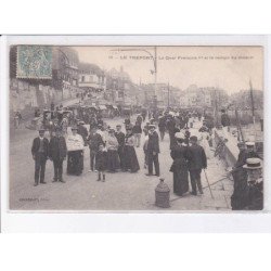 LE TREPORT: le quai francois 1er et la rampe du musoir - très bon état