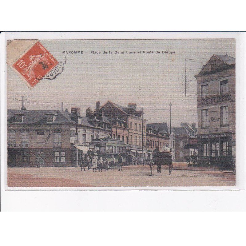 MAROMME: place de la demi lune et route de dieppe - très bon état