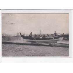 LE TREPORT: les sauveteurs du "saluto" 1904, canot de sauvetage - très bon état