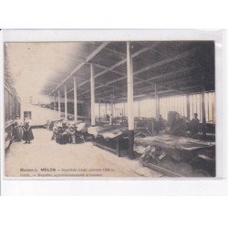 GRAVILLE: maison L. Molon, superficie totale couverte, carrés magasins approvisionnements et bureaux - très bon état