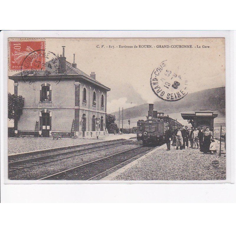GRAND-COURONNE: la gare - très bon état