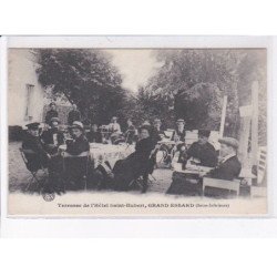 GRAND ESSARD: terrasse de l'hôtel saint-hubert - très bon état