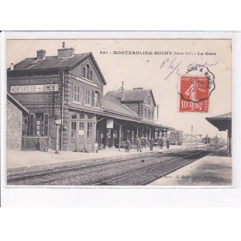MONTEROLIER-BUCHY: la gare - très bon état