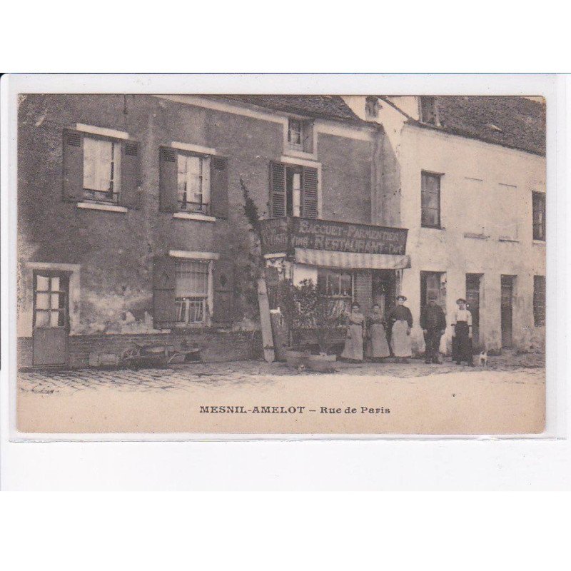 MESNIL-AMELOT: rue de paris - état
