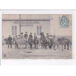 LE TREPORT: les ânes pour la promenade, société centrale du sauvetage des naufrages - très bon état