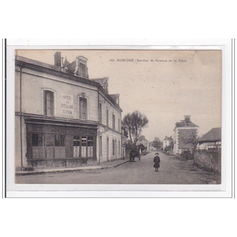 AUBIGNE : avenue de la gare - tres bon etat