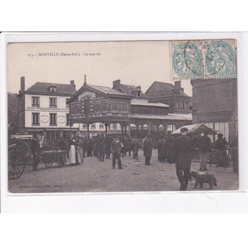 MONVILLE: le marché - très bon état