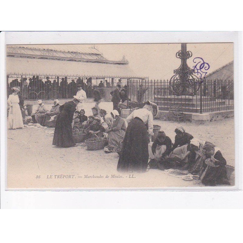 LE TREPORT: marchandes de moules - très bon état