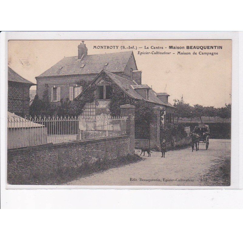 MONTROTY: le centre, maison beauquentin, épicier-cultivateur, maison de campagne - très bon état
