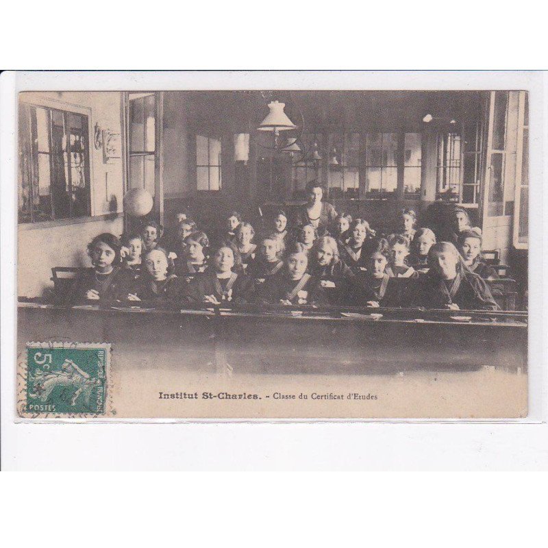 CHATEAU-LANDON: institut saint-charles, classe du certificat d'études - état