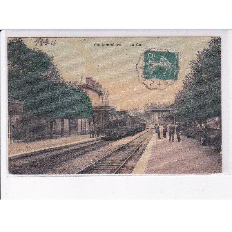 COULOMMIERS: la gare - très bon état