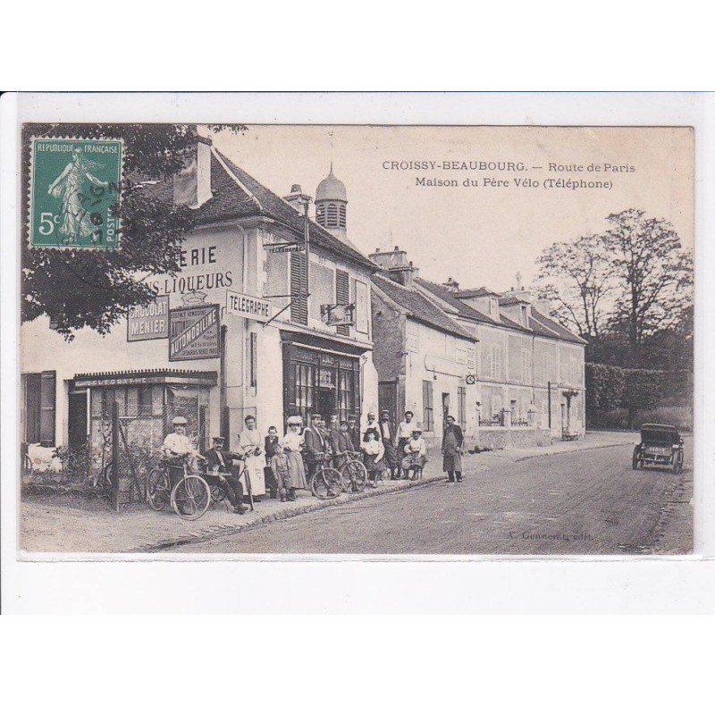 CROISSY-BEAUBOURG: route de paris, maison du père vélo - très bon état