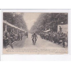 FONTAINEBLEAU: grand prix de france des motocyclettes, moto, Lavanchy, hutchinson - très bon état