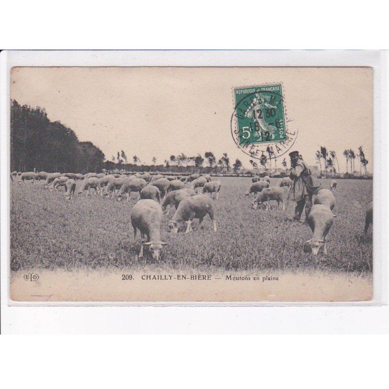 CHAILLY-en-BIERE: loutons en plaine - très bon état