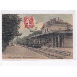 COULOMMIERS: la gare, vue intérieure - état