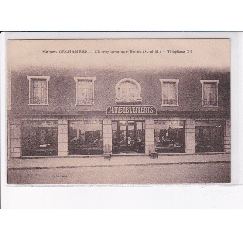 CHAMPAGNE-sur-SEINE: maison dechambre, ameublements - très bon état