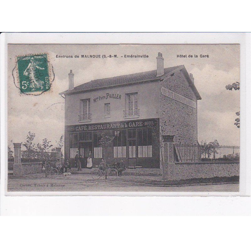 EMERAINVILLE: hôtel de la gare - état