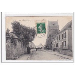 SEGRIE : la grande rue et l'eglise - tres bon etat