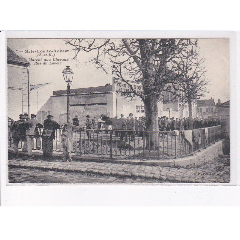 BRIE-COMTE-ROBERT: marché aux chevaux rue du lavoir - très bon état