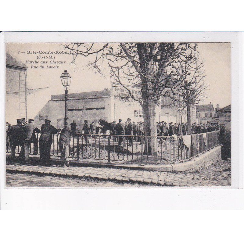 BRIE-COMTE-ROBERT: marché aux chevaux rue du lavoir - très bon état