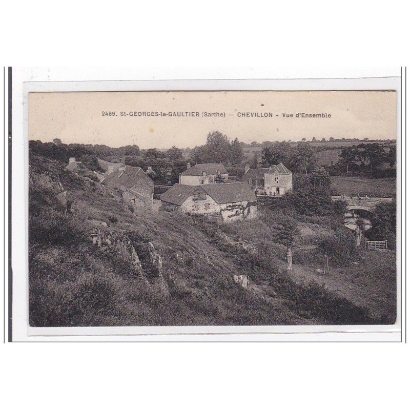 St-GEORGES-le-GAUTIER : vue d'ensemble - tres bon etat