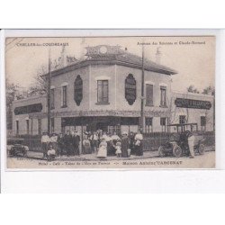 CHELLES-les-COUDREAUX: avenue des sciences et claude-bernard, hôtel café tabac de l'écu de france  - état