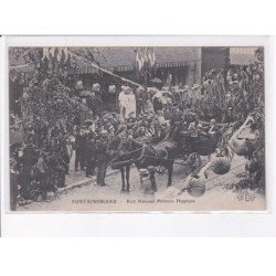 FONTAINEBLEAU: raid national militaire hippique - état