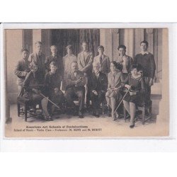 FONTAINEBLEAU: american art schools, violin class - très bon état