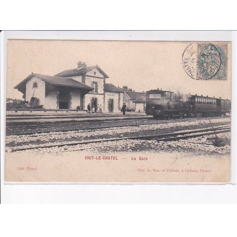 JOUY-le-CHATEL: la gare - état