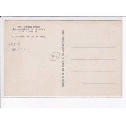 JOUY-sur-MORIN: cité notre-dame, avant le feu de camp, scout - très bon état