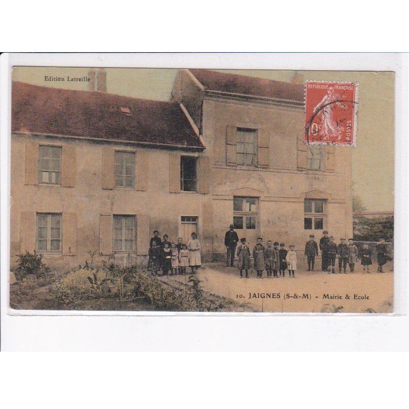 JAIGNES: mairie et école - très bon état