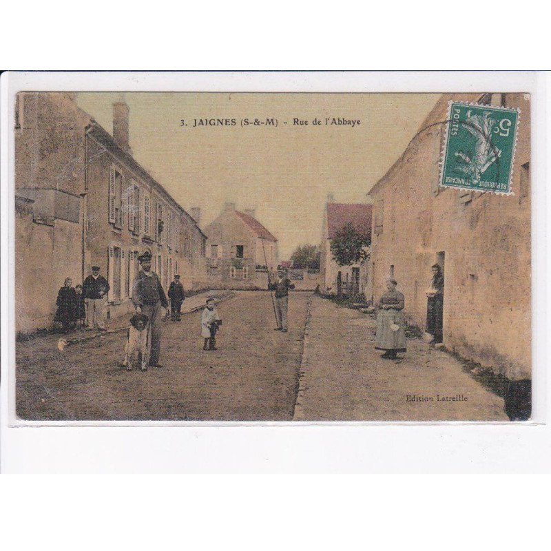 JAIGNES: rue de l'abbaye - très bon état