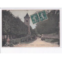 LESCHES: église et chemin d'esbly - état