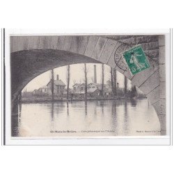 St-MARS-la-BRIERE : coin pittoresque sur l'huisne - tres bon etat