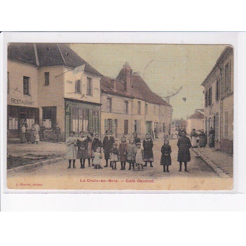 LA CROIX-en-BRIE: café coutrot - état