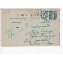 LA HOUSSAYE: la gare, l'arrivée d'un train - très bon état