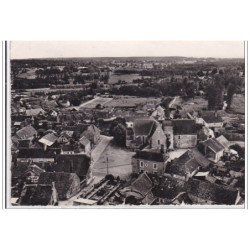 CHALLES : en avion au-dessus de ..., la place de l'eglise - tres bon etat