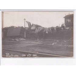 MONTEREAU: accident de train 1910 - état