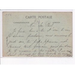 MELUN: école saint-aspais, la cour en 1916 - très bon état