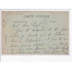 MELUN: école saint-aspais, la cour en 1916 - très bon état