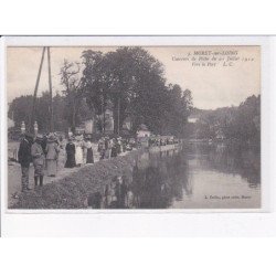 MORET-sur-LOING: concours de pêche du 21 juillet 1912, vers le port - très bon état